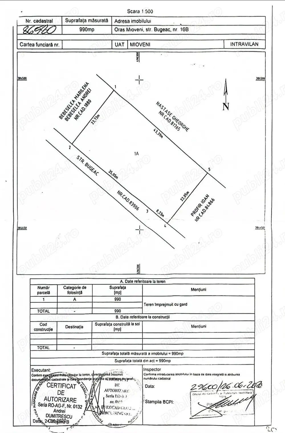 Teren de vanzare-Mioveni-Arges