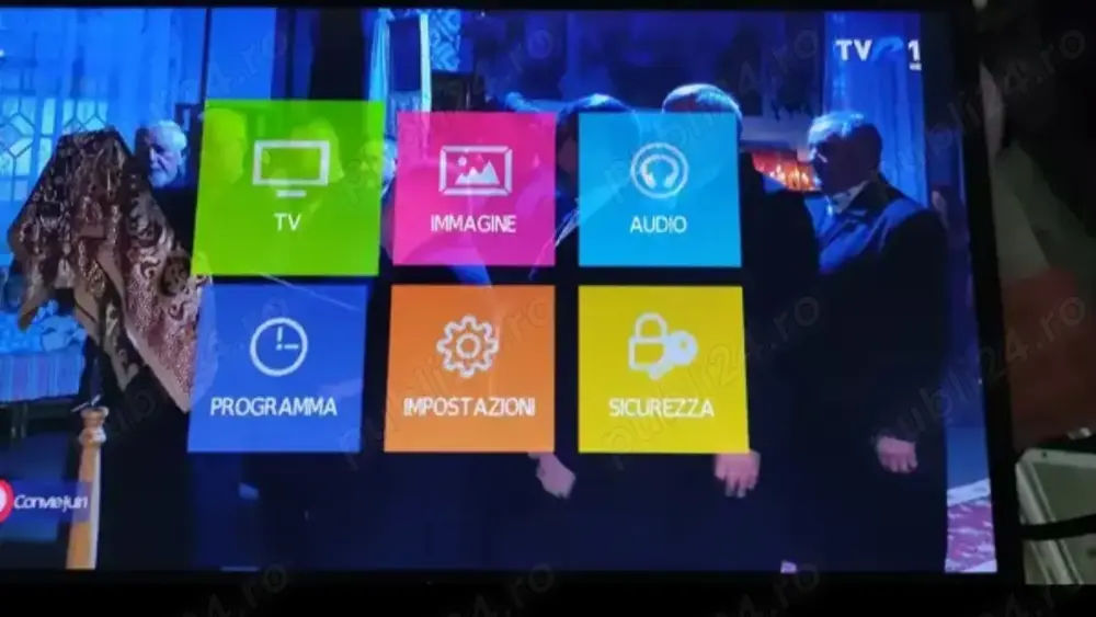 Tv aproape nou LED 12v 24" 61cm cu dvb-c dvb-t2 Auto Rulota Camion Tir microbuz