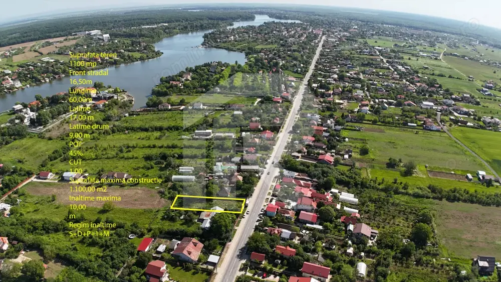 Teren 1100 mp, Deschidere la Șoseaua Ghermanesti Potențial pentru Două Case