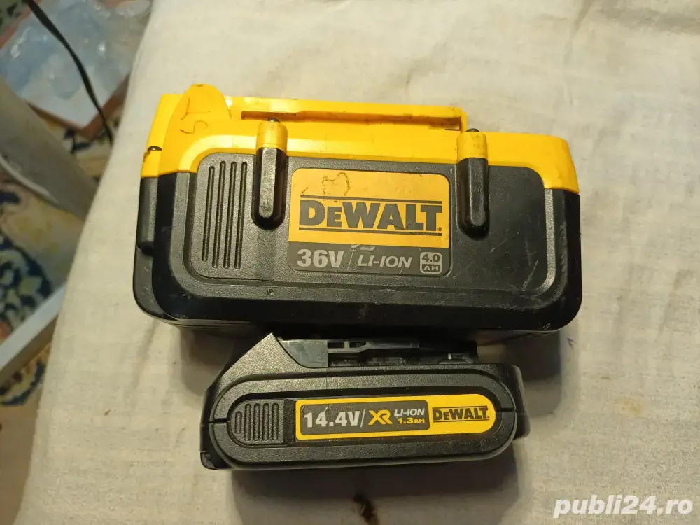 acumulatori dewalt 36v 4Ah ,si14v 1,3Ah