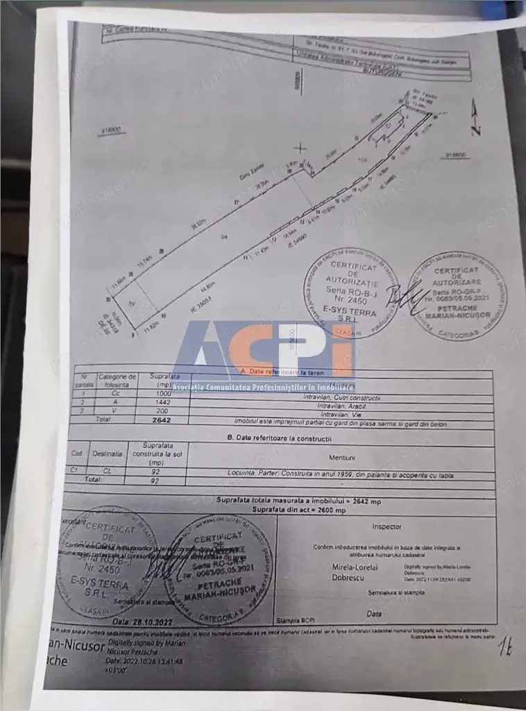 De vanzare casa demolabila+teren 500 mp,Buturugeni,25 km de Bucuresti
