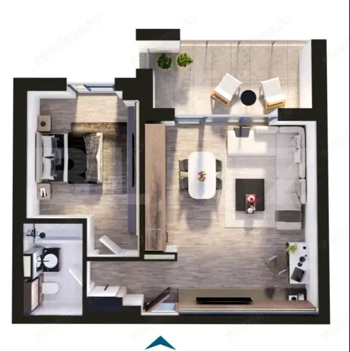 Apartament de vanzare, cu 2 camere, 56 mp, zona Torontalului