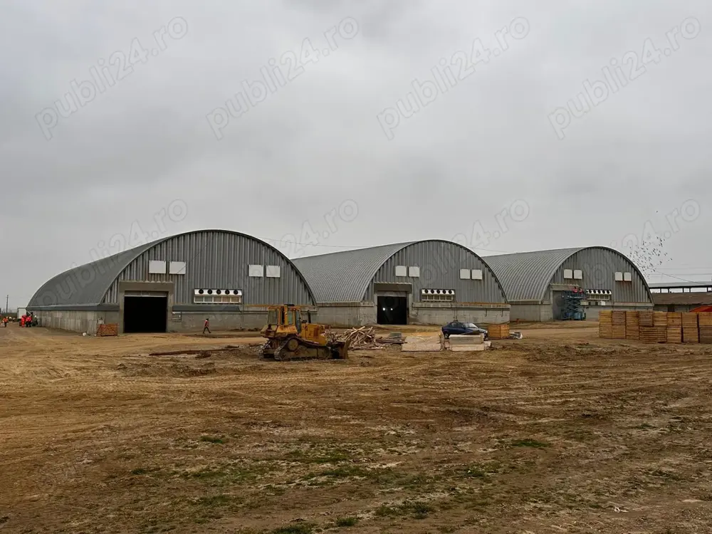 Hale semirotunde metalice - utilaje agricole cereale