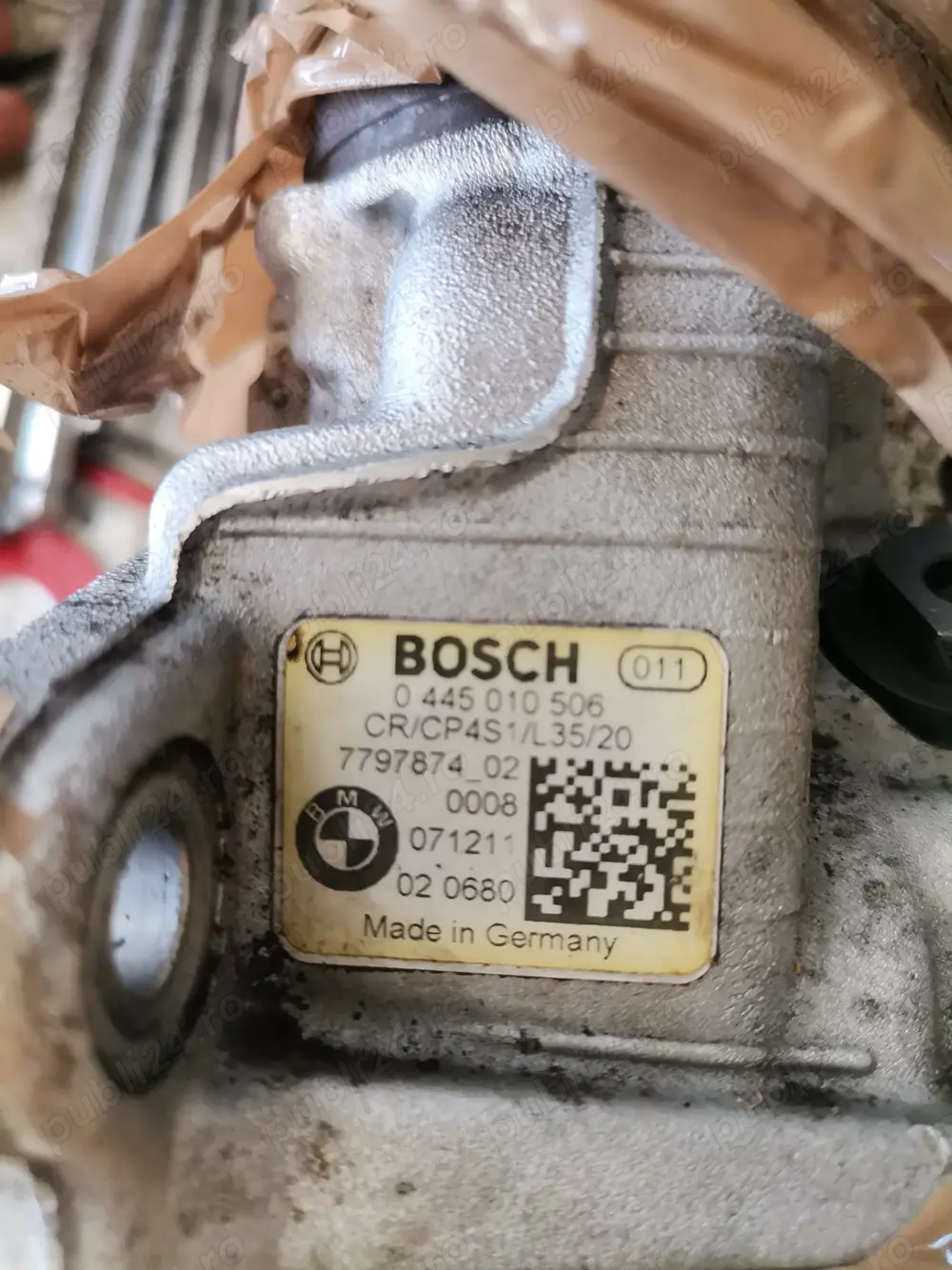 0445010506, 7797874 Pompa de inalta presiune BMW Seria 3 Convertible (E93) 2.0 d tip motor N47