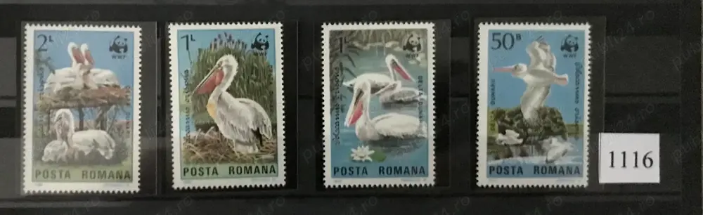 Timbre Romania LP 1116 Fauna ocrotita din rezervatii romanesti 