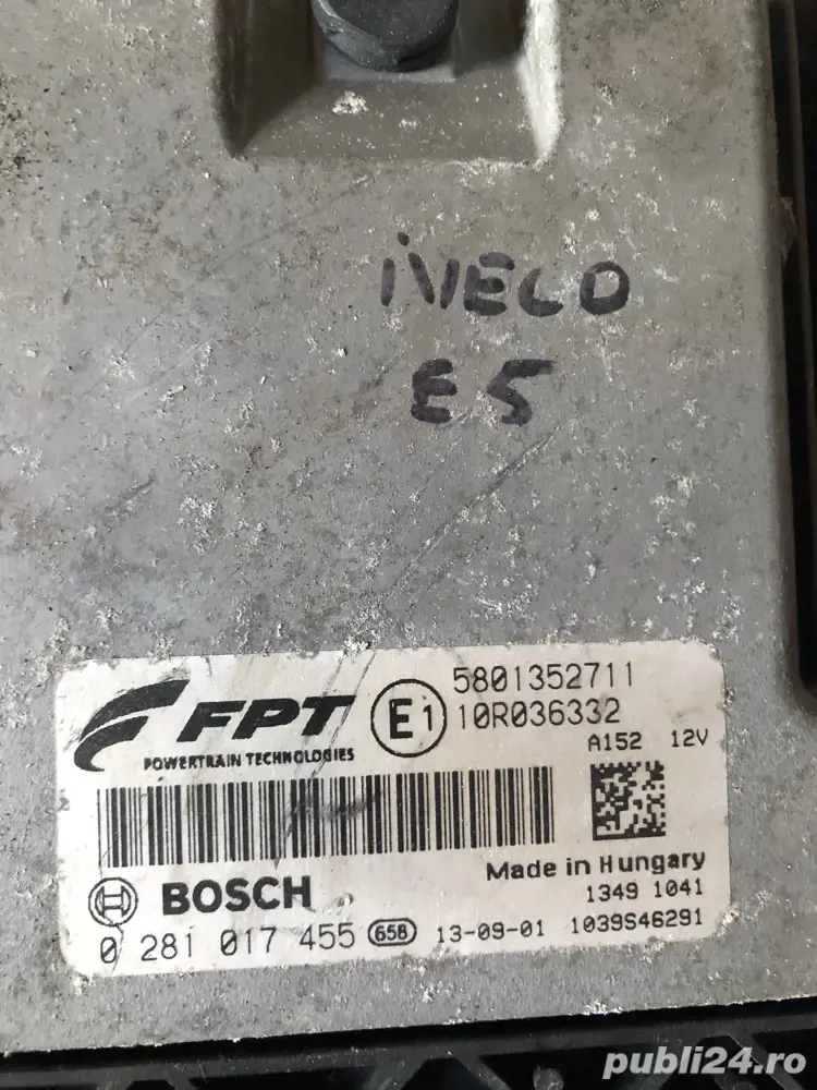 Calculator ECU iveco daily euro 5