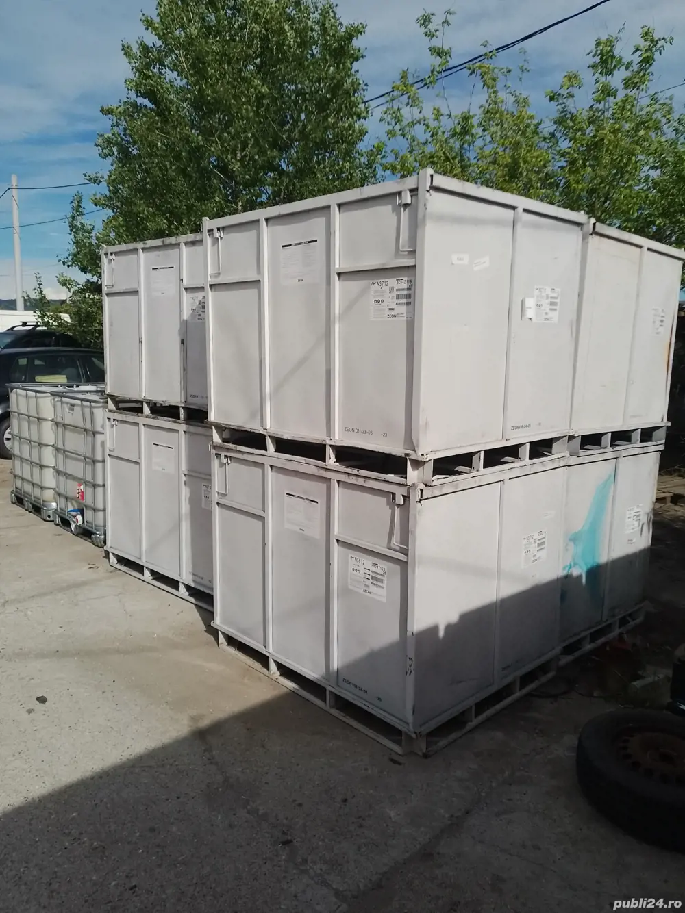 bazine ibc si container fier demontabil