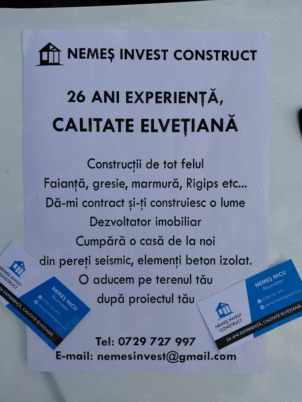 Echipa serioasa executam lucrari de constructii si amenajari interioare