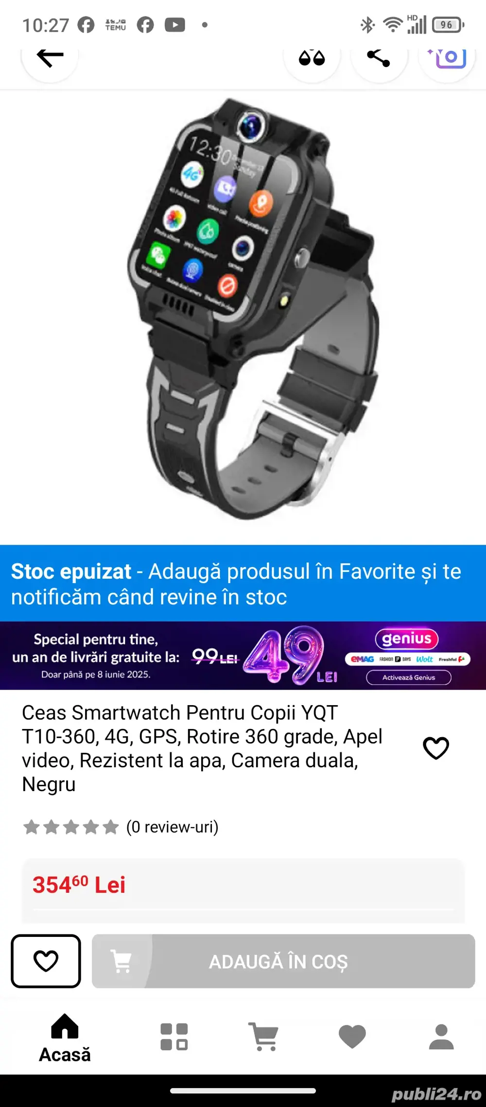 ceas smartwach 4G control parental 