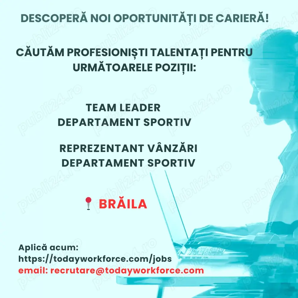 Team Leader - Departament Sportiv (Braila)