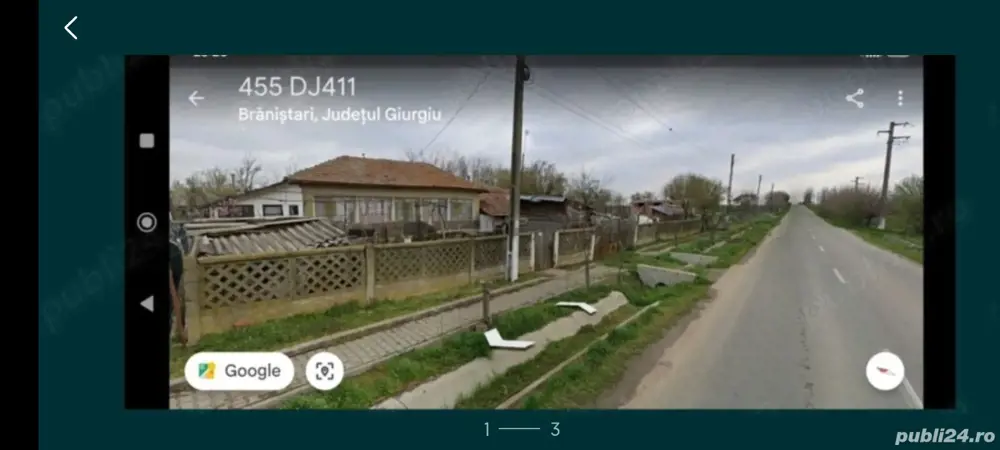 Vând urgent Casă Ilfov,Brăniștari,Preț :42000 euro neg.,Șos Călugăreni-Comana,Cadastru și Intabulare