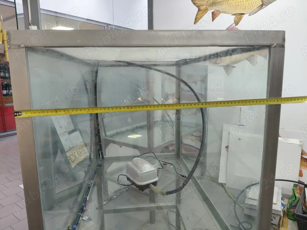 Acvariu pescarie + pompe 