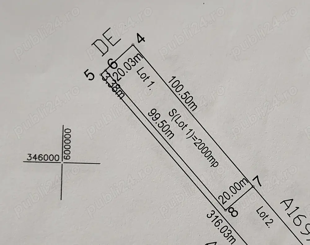Teren intravilan arabil Gagu Dascalu 