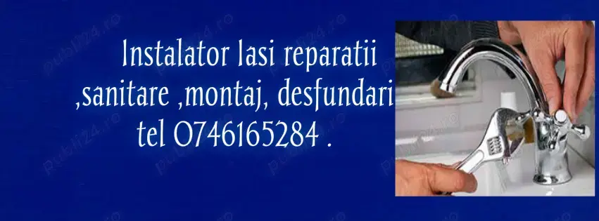 INSTALATOR   Iasi Reparatii Sanitare Montaj masini de spalat, Furtune Flexibile .Racorduti Ap