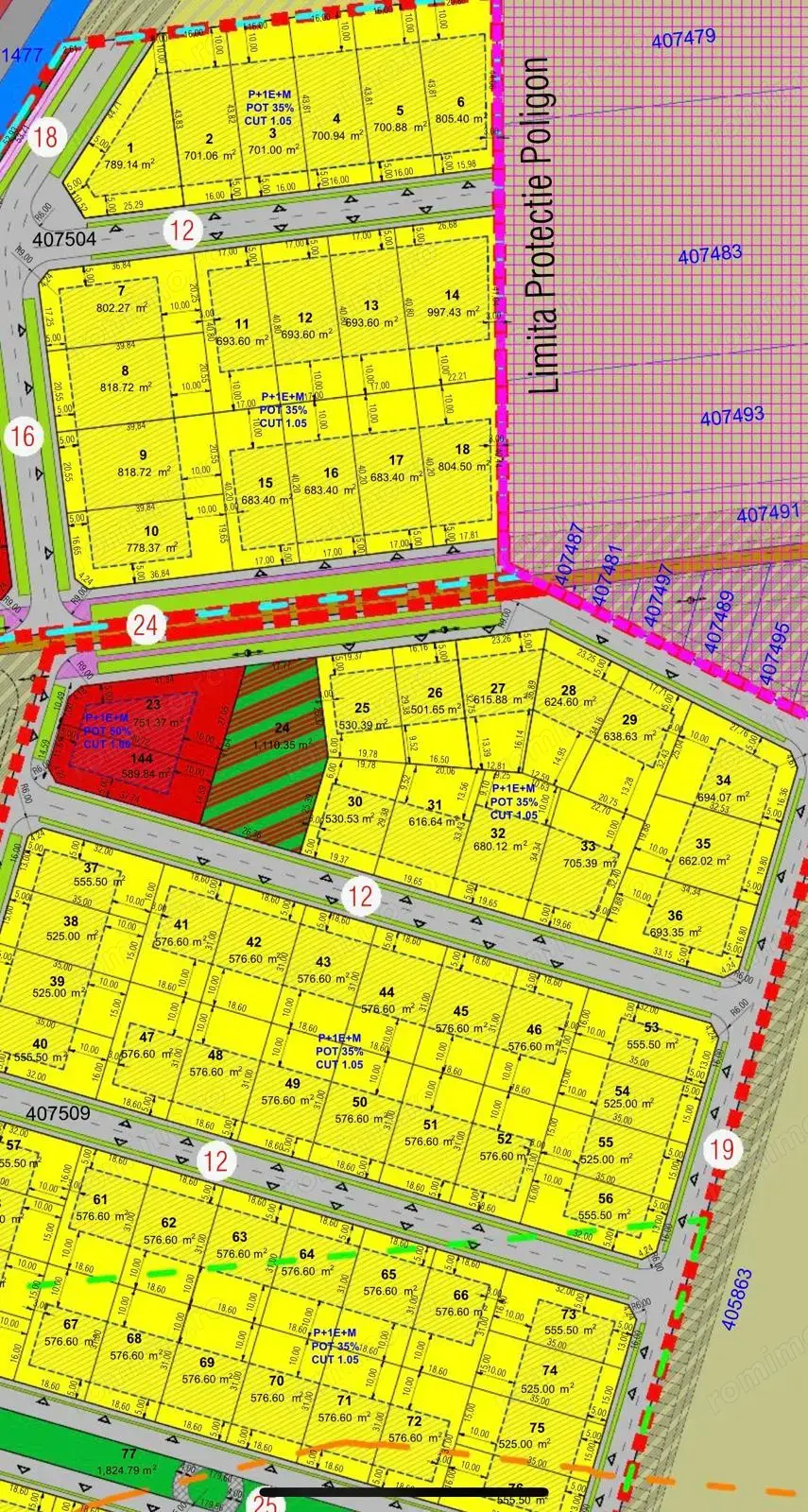 AV624 Parcele de teren in SAG, zona MANASTIRE, PUZ NOU, Utilitati