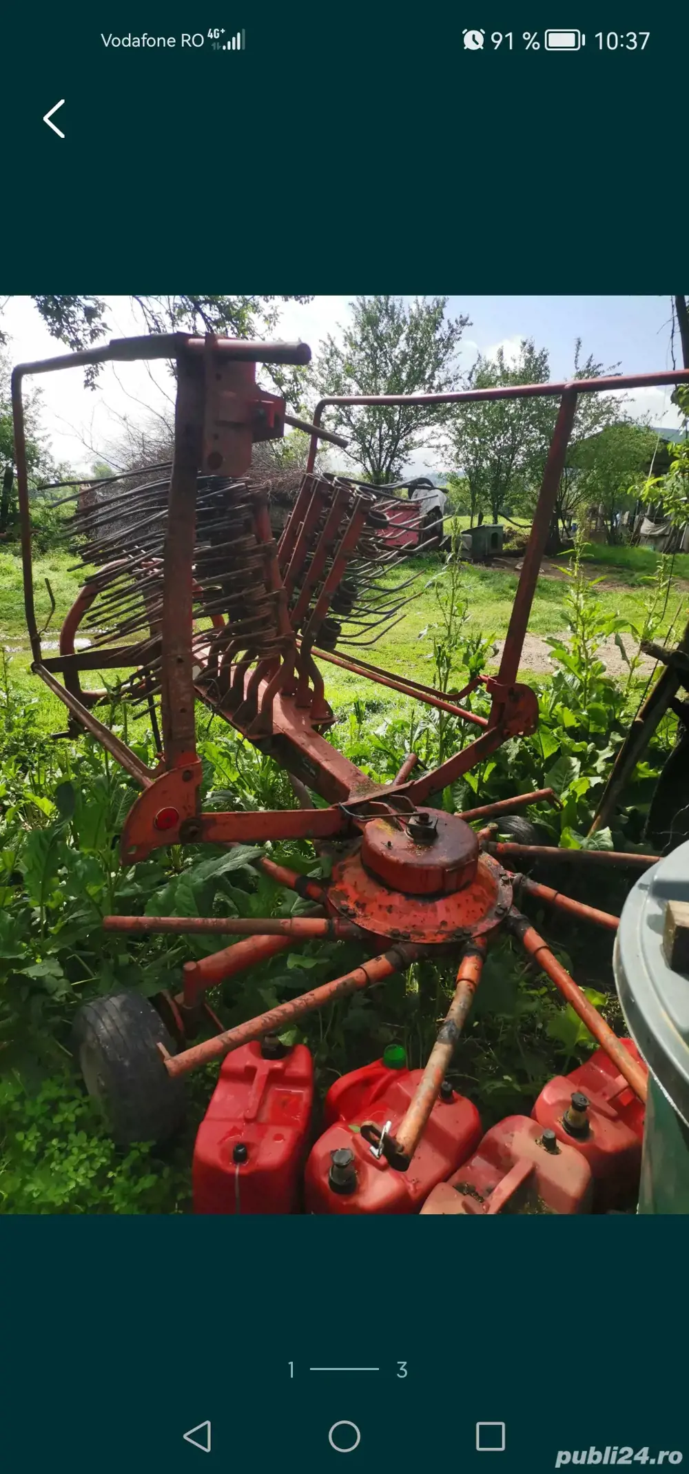 Greblă fan Kuhn GA 381