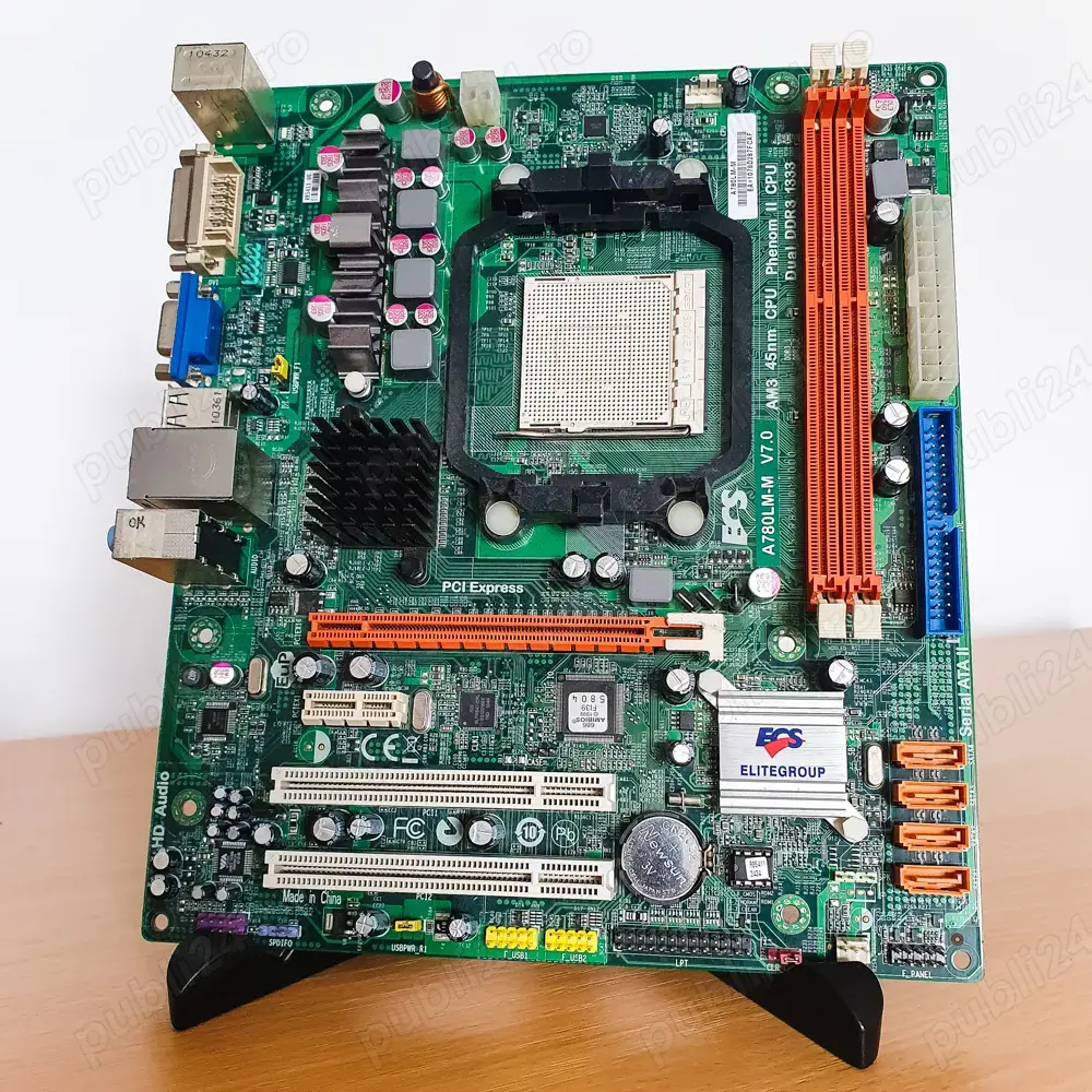 Placa de Baza ECS A780LM-M | Socket AM3 + 4GB DDR3