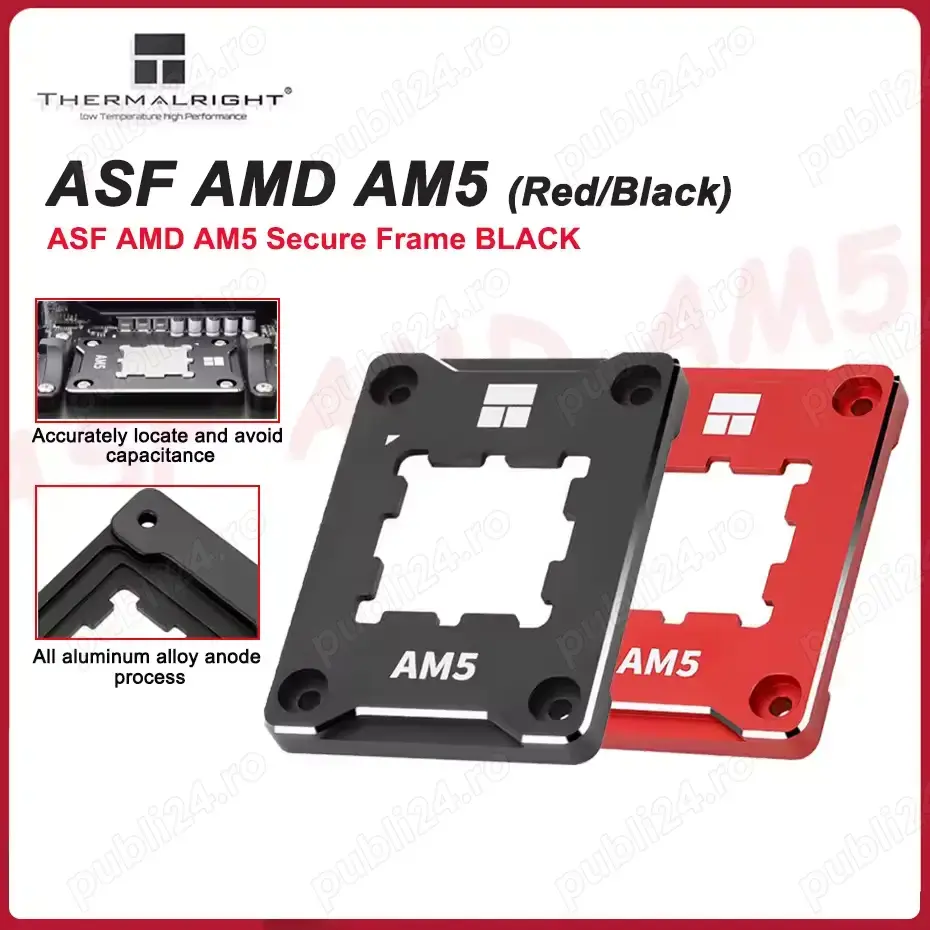 Contact Frame AMD RYZEN AM5 Thermalright V2 RED BLACK Secure Frame