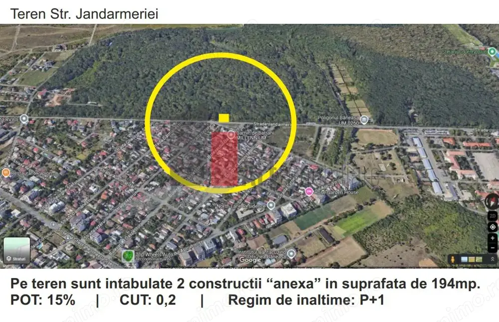 Teren padure Baneasa Jandarmeriei