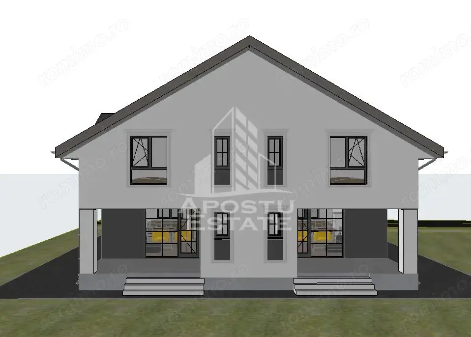 Duplex cu 4 camere P+M, in Sacalaz
