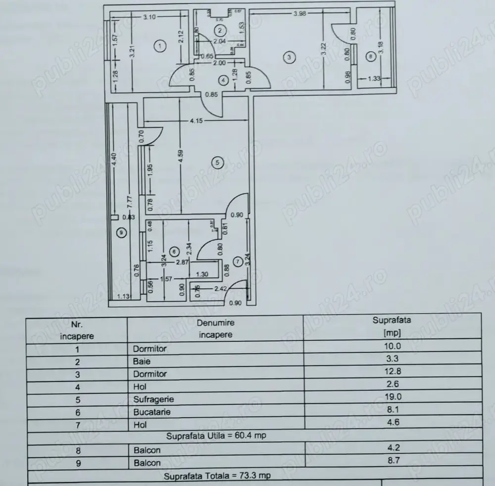 Apartament de vanzare