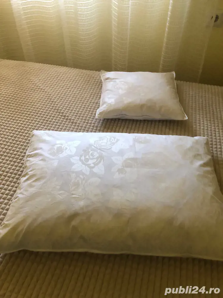 Set perne noi din puf si pene de gasca