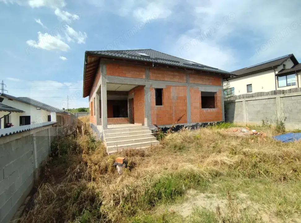 Casă la roșu, teren 766 mp, Șimnicu de Jos, Craiova, panorama