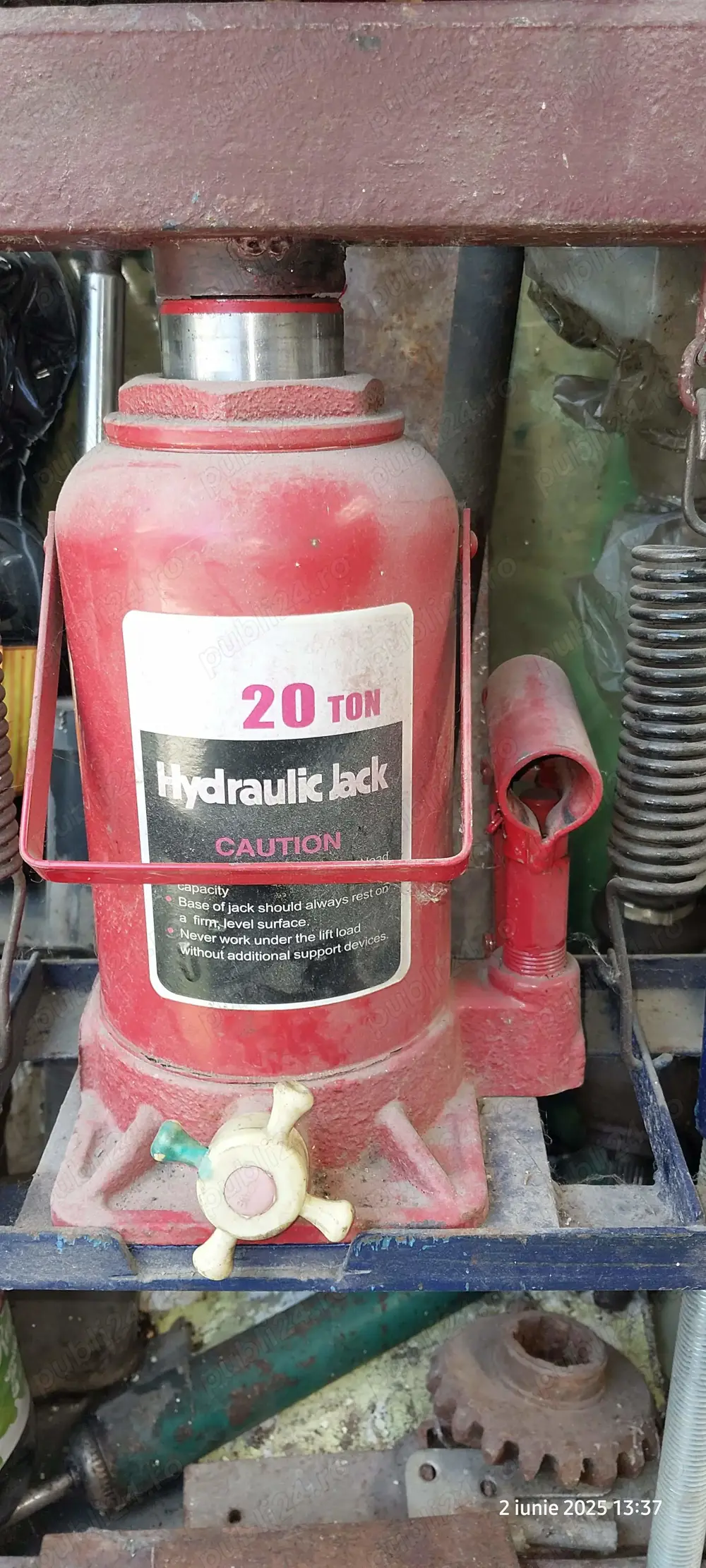 presa cu cric hidraulic 20 tone