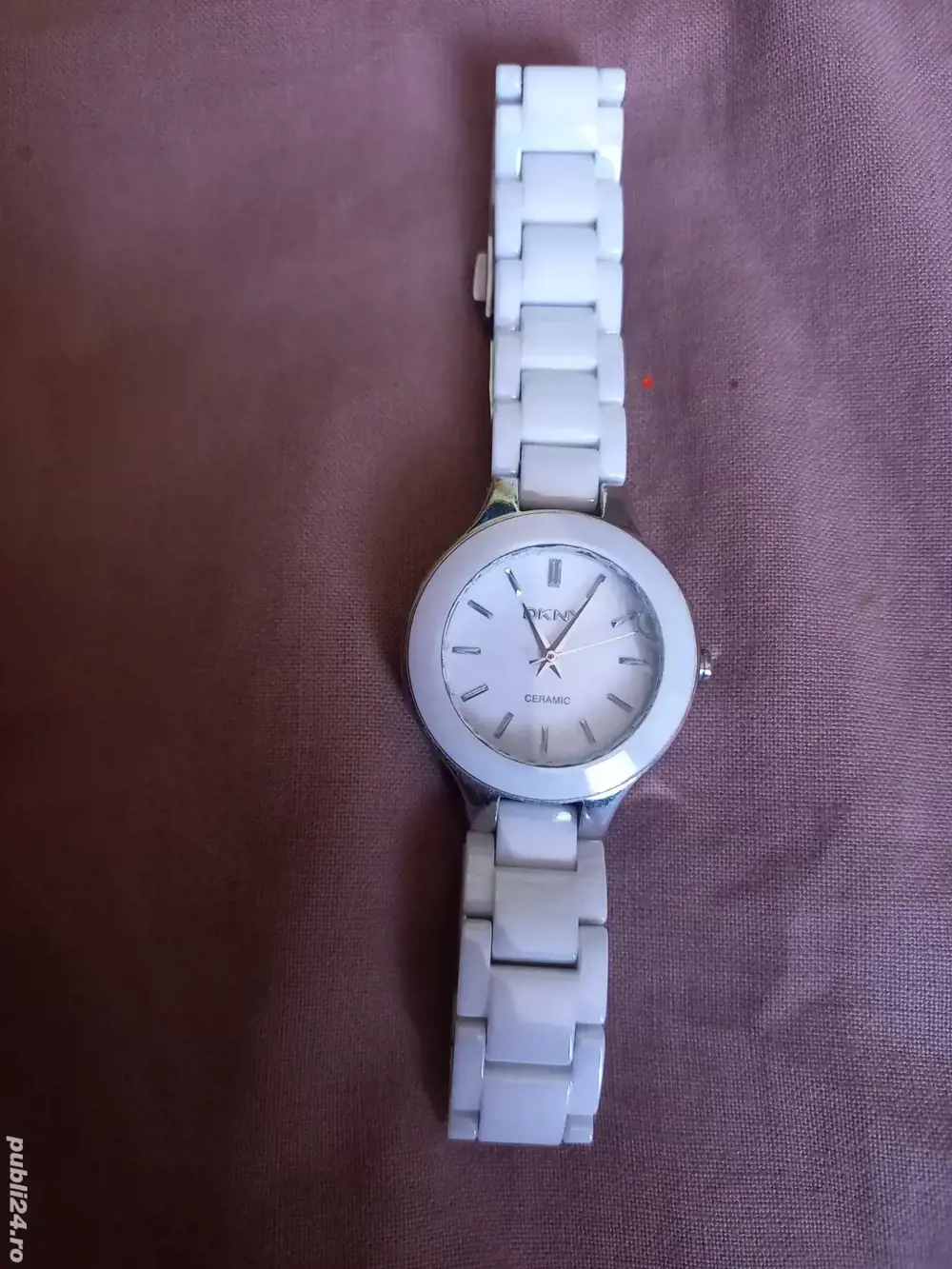 Ceas original dama DKNY NY4886,  bratara ceramica 
