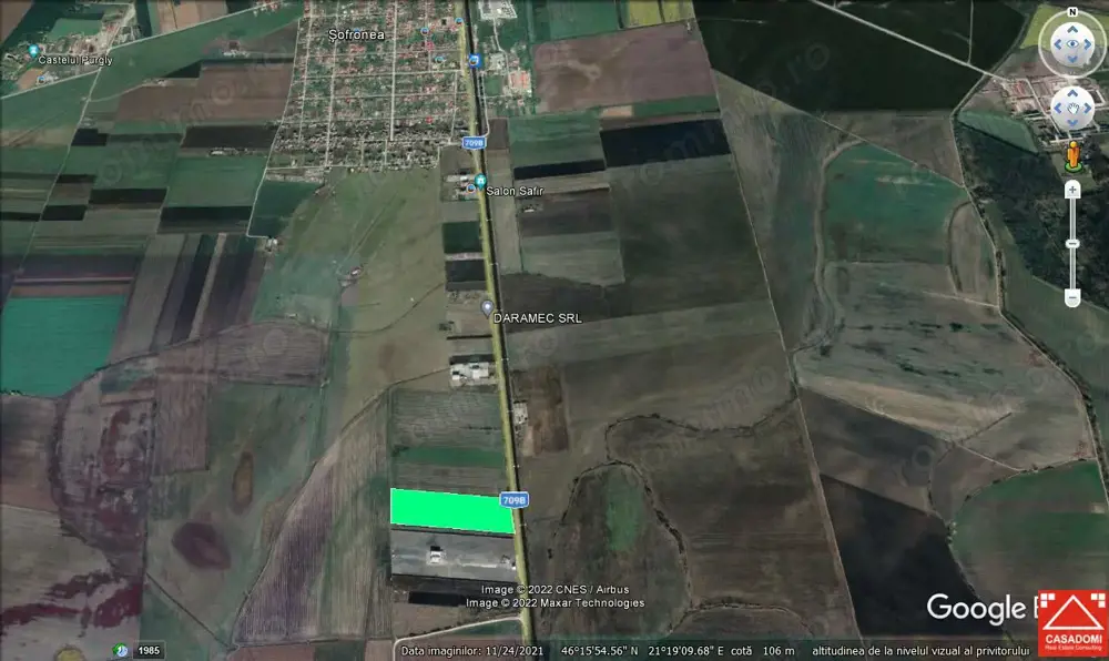 Teren extravilan sos. Arad - Sofronea