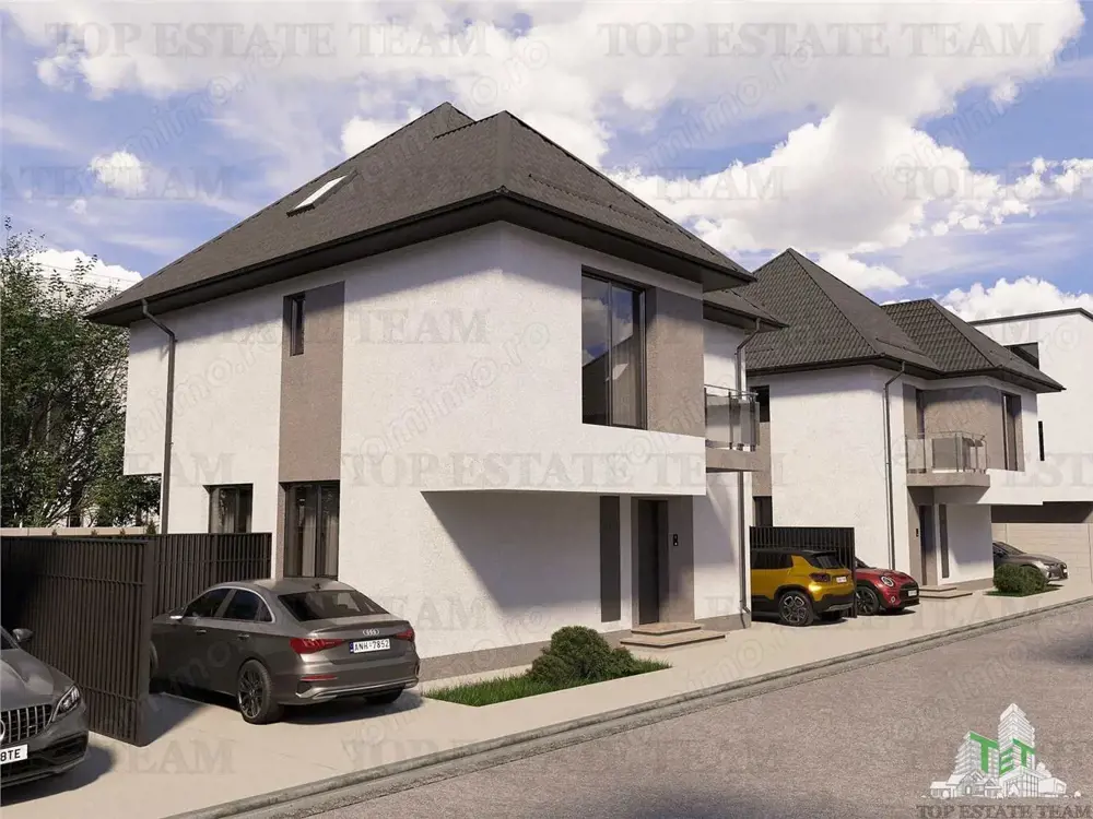 Vila 5 camere cu incalzire in pardoseala pe parter si etaj, mansarda locuibila, 285mp teren toate ut