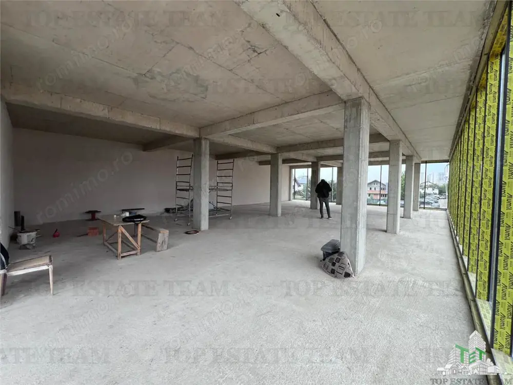 Spatiu comercial de inchiriat + parcari in Bragadiru,Ilfov