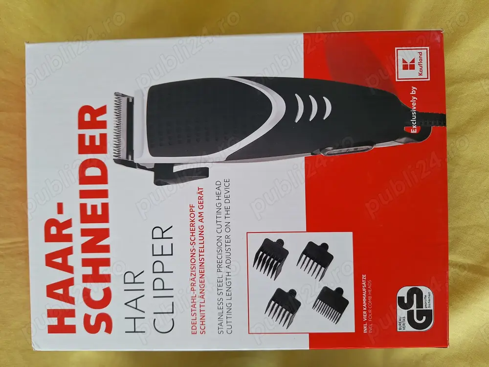Aparat de tuns parul si barba, alimentare la 220V, model Haar Schneider