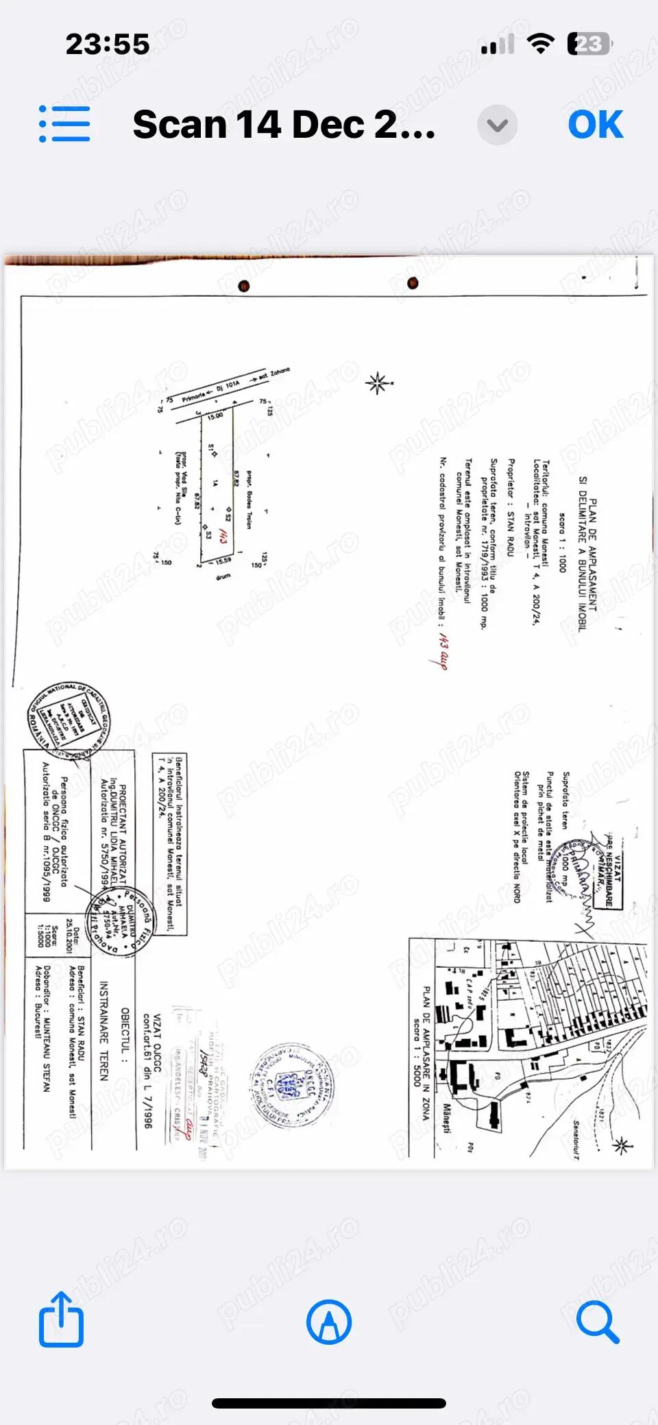 Teren casa Manesti, jud. Prahova