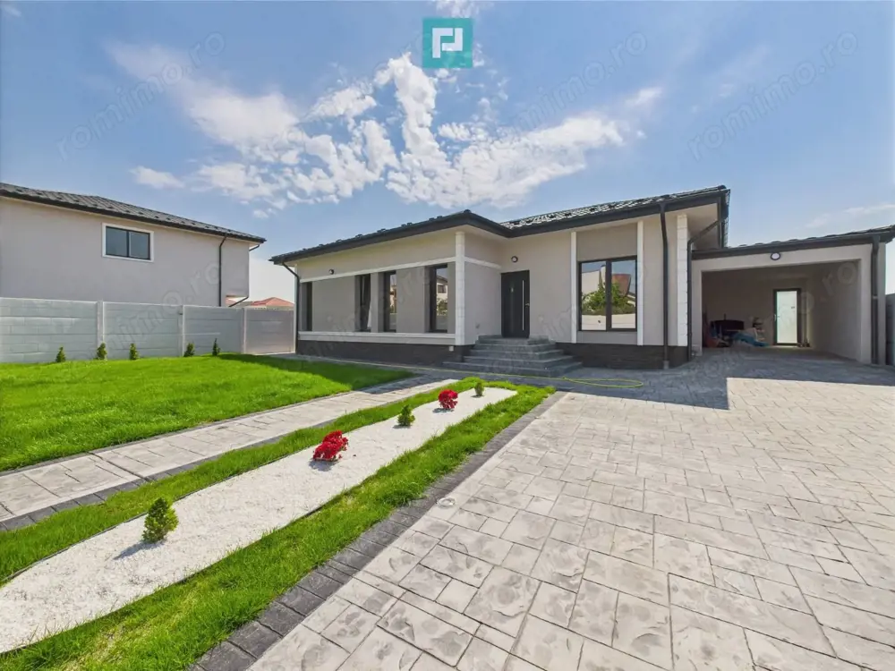 Casă modernă pe un singur nivel, Bragadiru