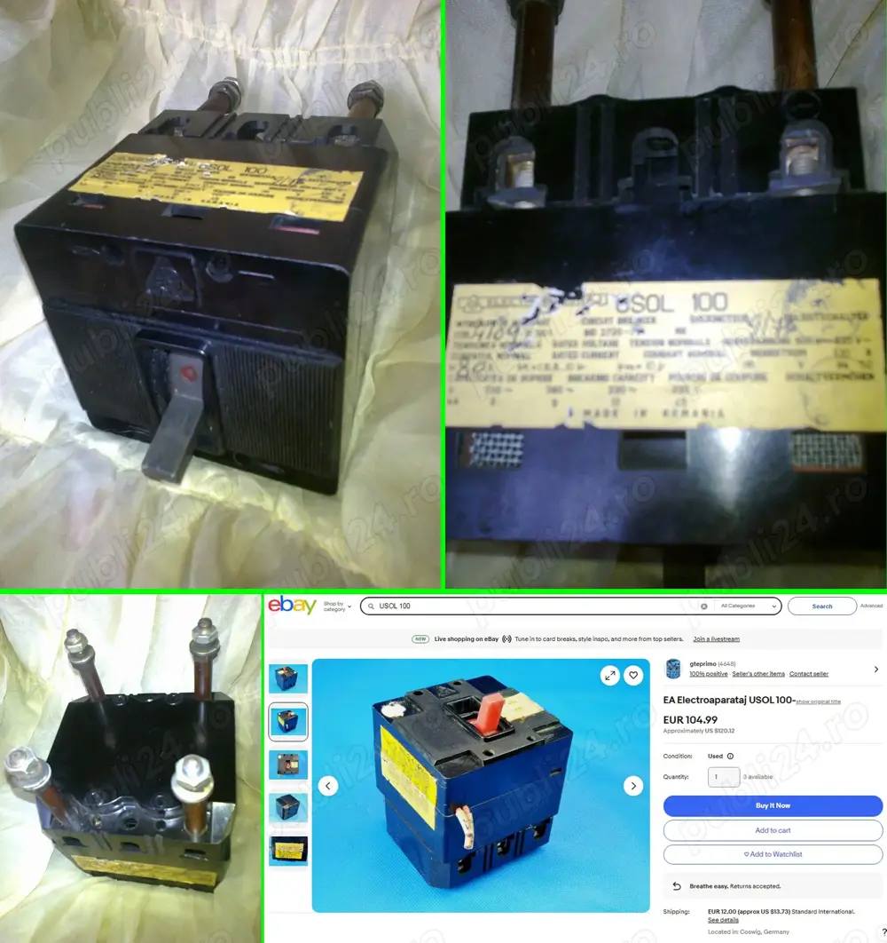 Intrerupator Automat USOL 100 NOU