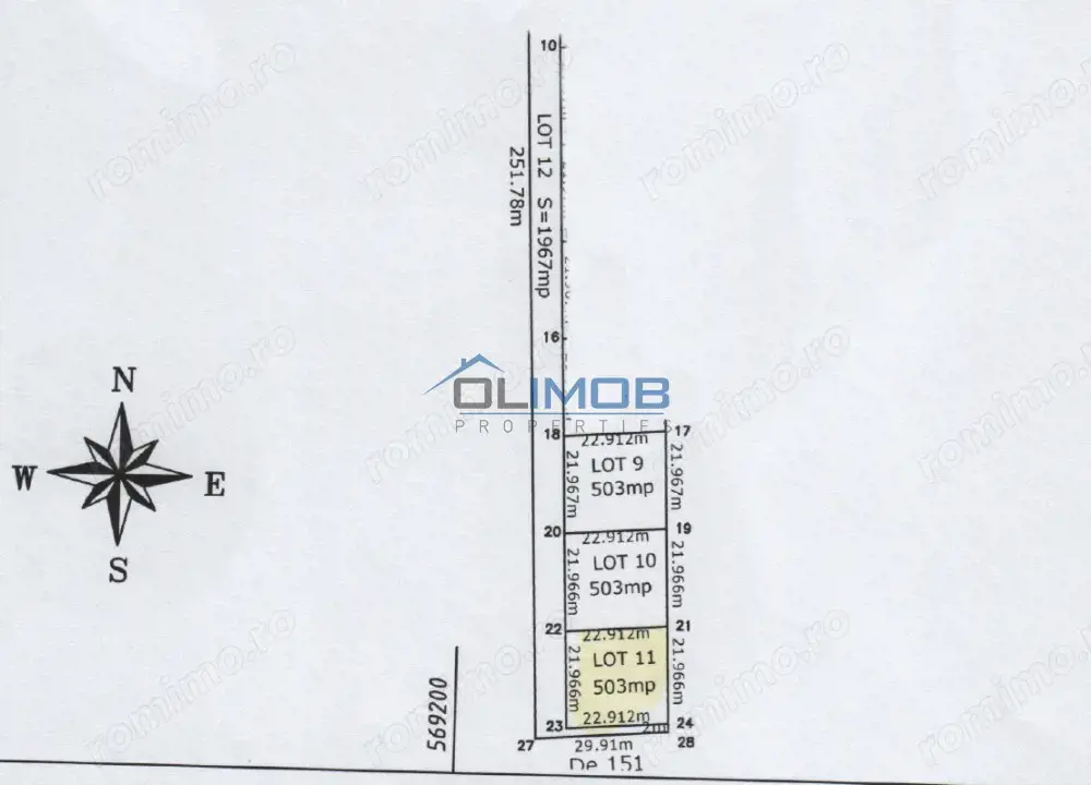 teren casa  Ciorogarla , Loturi de  casa 500 -1500mp Manastirea Samurcasi