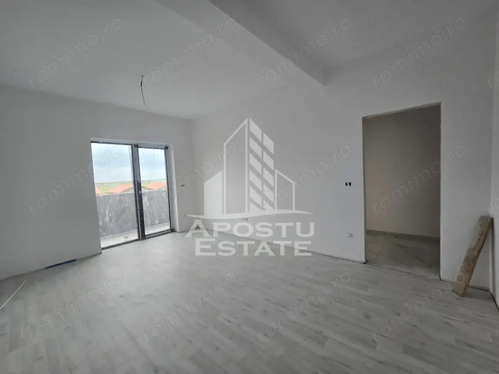 Apartament nou de vanzare, 2 camere, bucatarie inchisa, etaj intermediar, Giroc