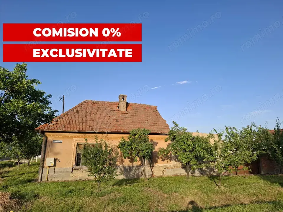 Casa pentru demolare/renovare in Nadlac cu teren 616mp