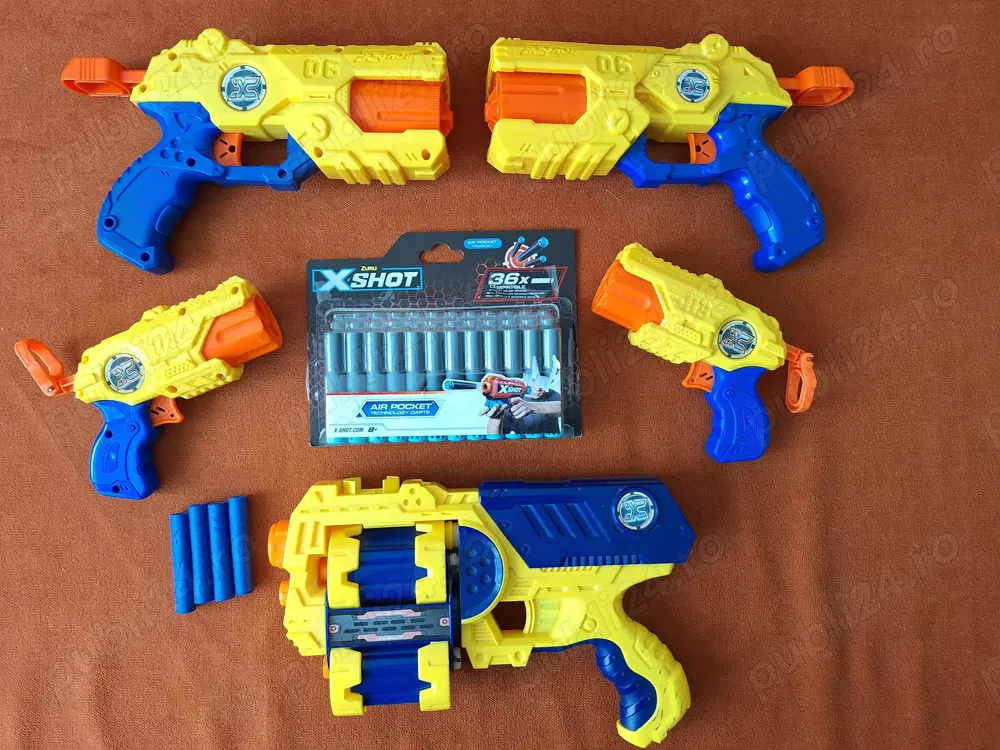 Pistoale de jucarie , buc = 5, Blaster x-shot Xcess  + X   Shot