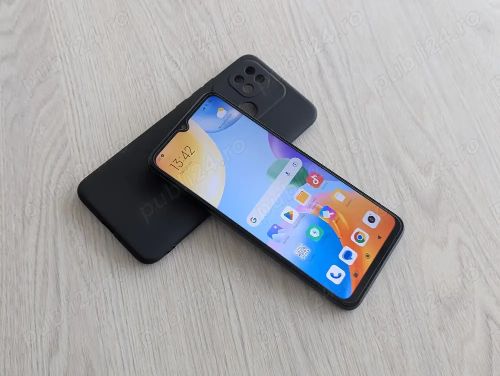 XIAOMI Redmi 10C 50 Megapixeli Display 6.71" 128gb 4GB MIUI 14 + Husa + Folie + Cablu