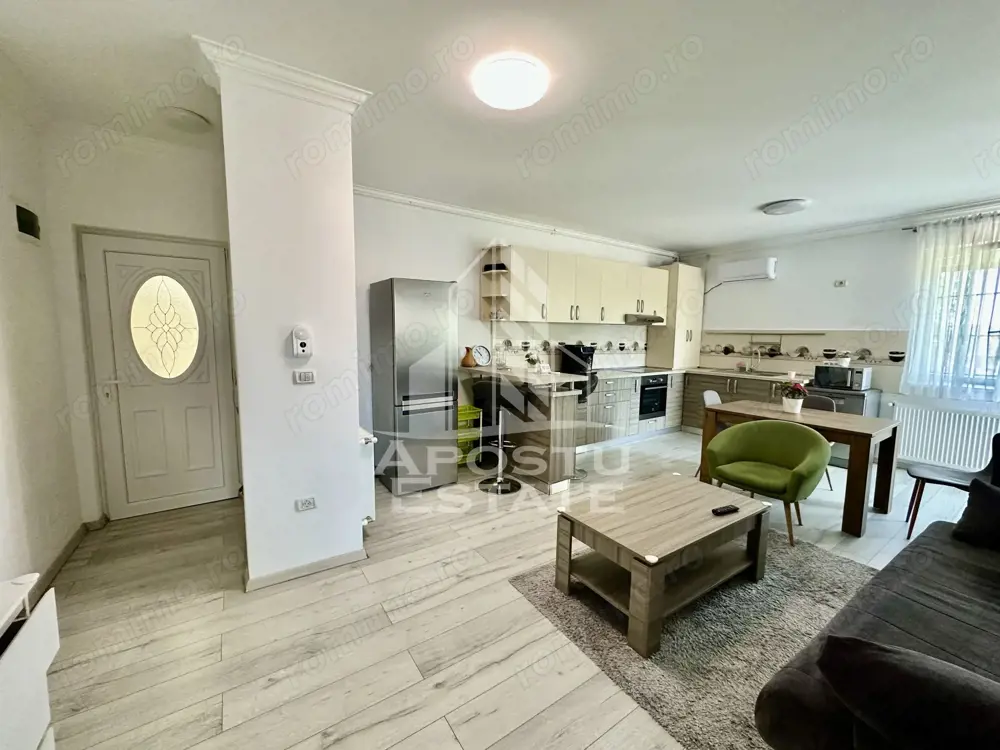 Apartament cu 2 camere, open space, CF de Timisoara, zona Braytim