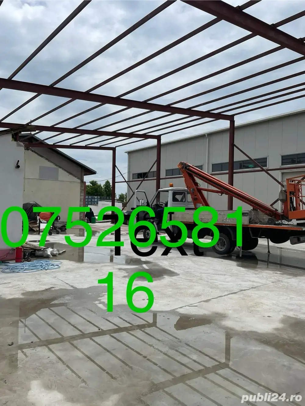 Vând hală metalică