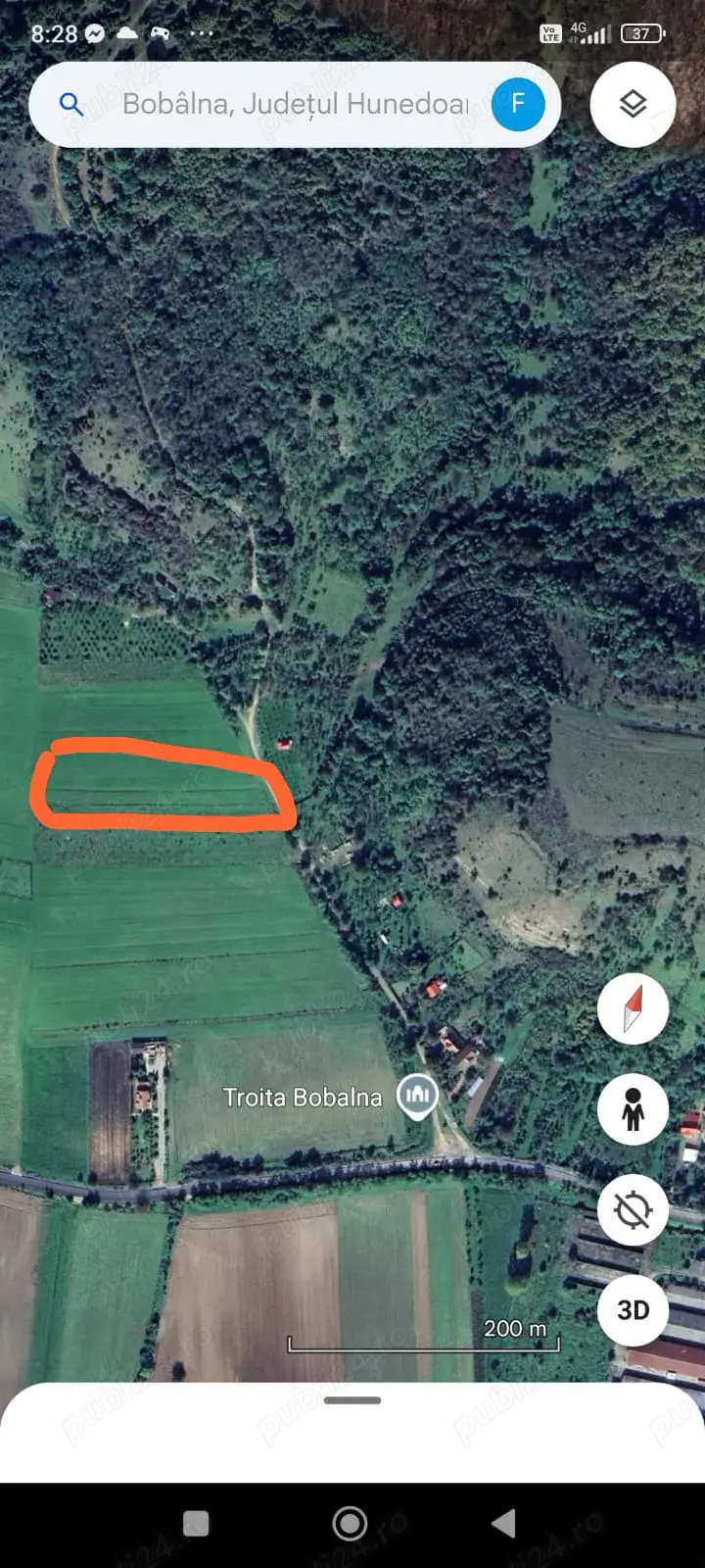 Vând teren extravilan și intravilan pt cabana