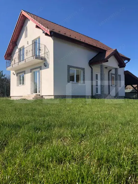  Casă individuală de vânzare în Sânpetru – 3 dormitoare, curte 500mp