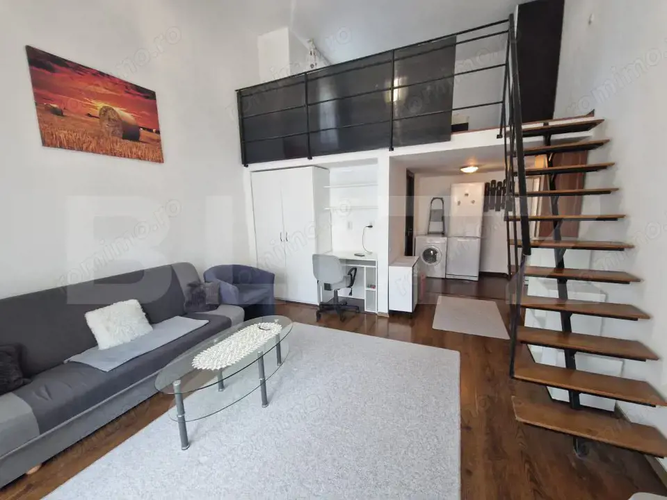 Apartament de vanzare, cu 2 camere, utilat si mobilat, zona Andrei Muresanu!