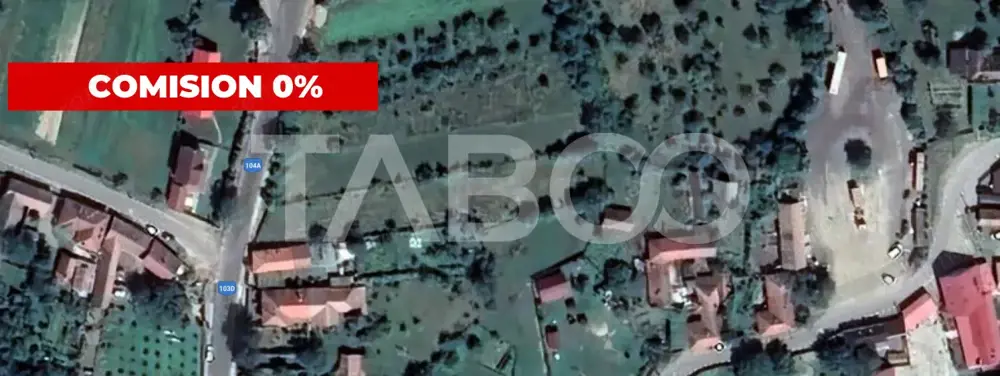 Teren intravilan 1764 mp toate utilitatiile in fata terenului