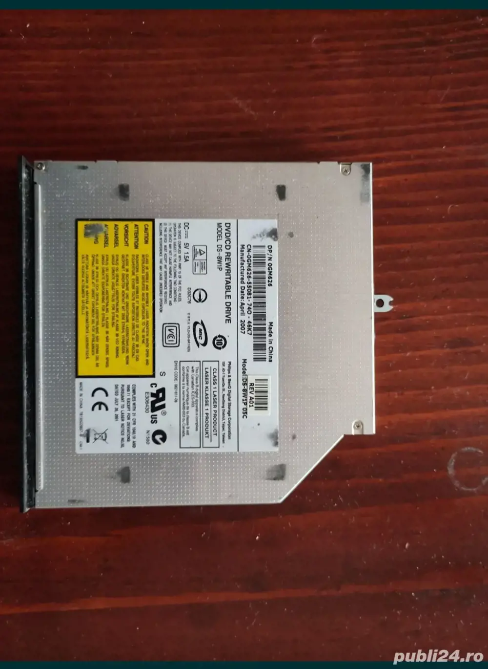 Unitate optica philips benq ds-8w1p 05c dell  optiplex 520 620 745 755