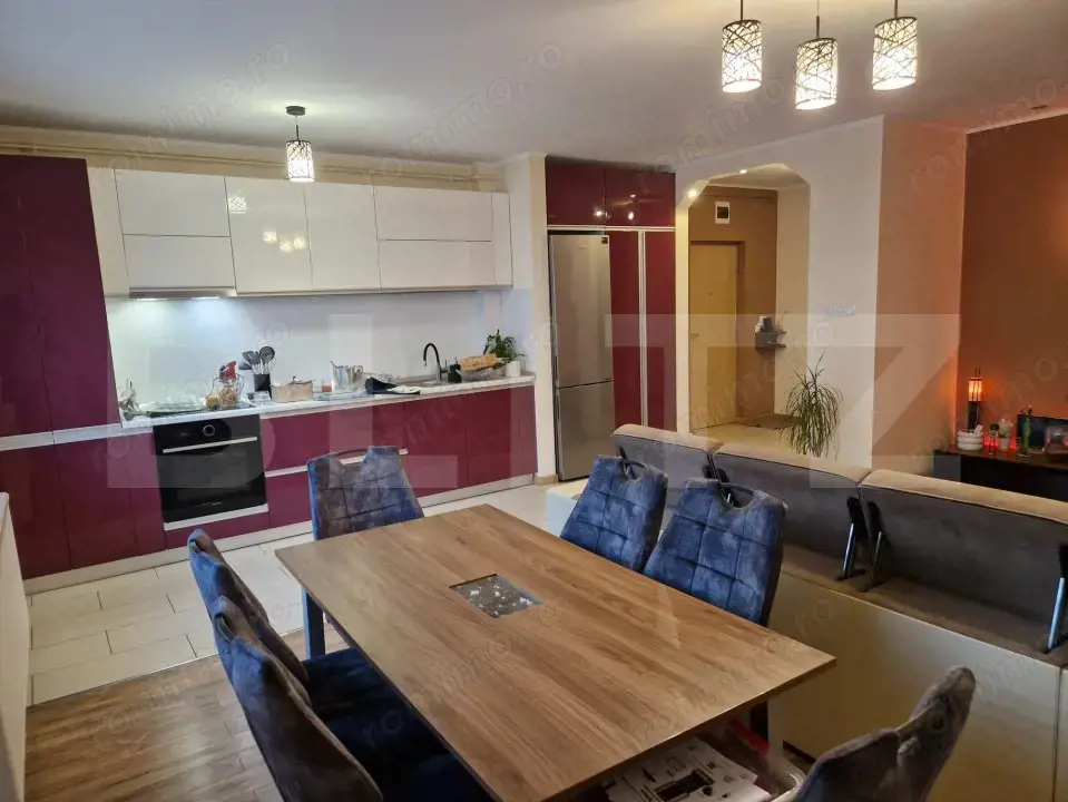 Apartament modern, cu 3 camere, 2 bai, 85 mp, 2 parcări, zonă Somesului !
