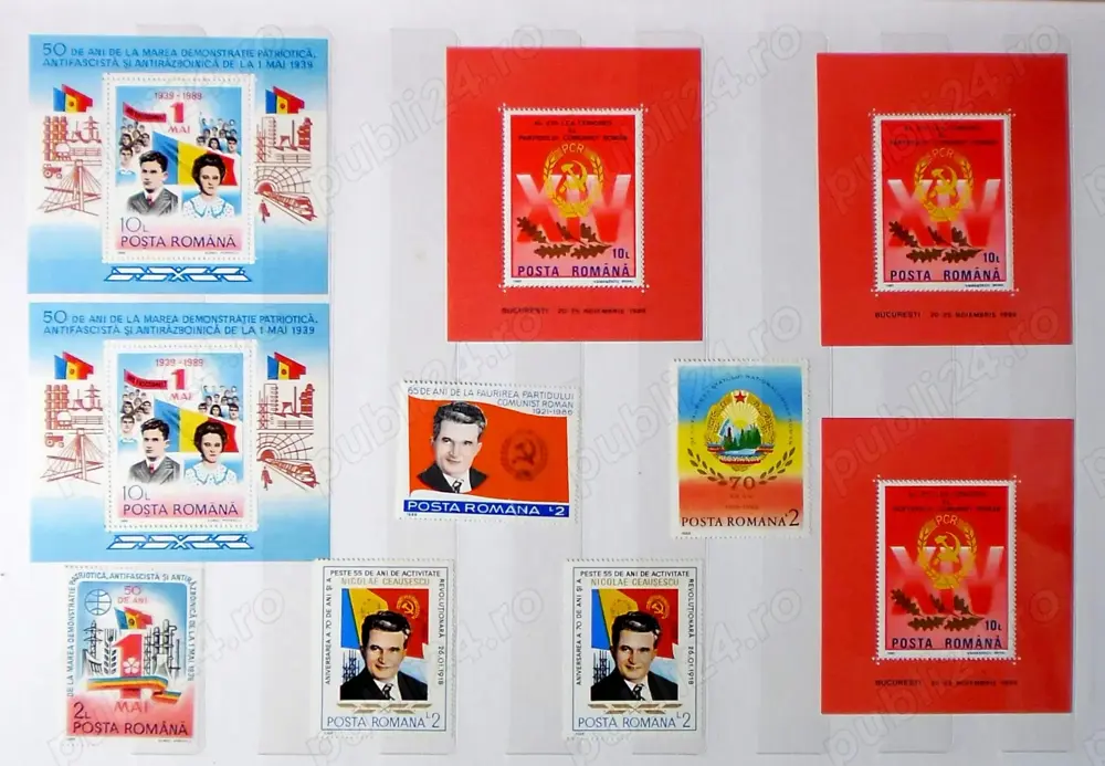 Timbre comunism - lot nr. 2